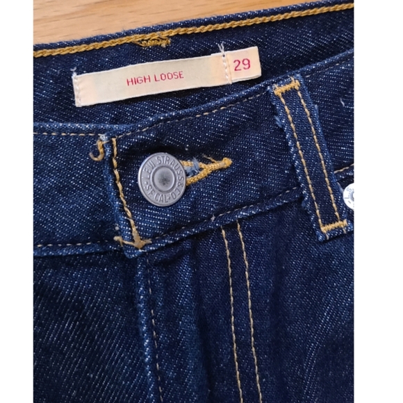 Levi's High Loose Women's Jeans Skater Bohemian Size 29 Baddie - Picture 4 of 9